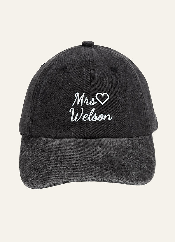 front Personalized Embroidered Bride Hat