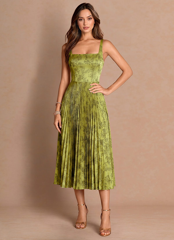 Robe Midi Brun Mousse Tatiana image1