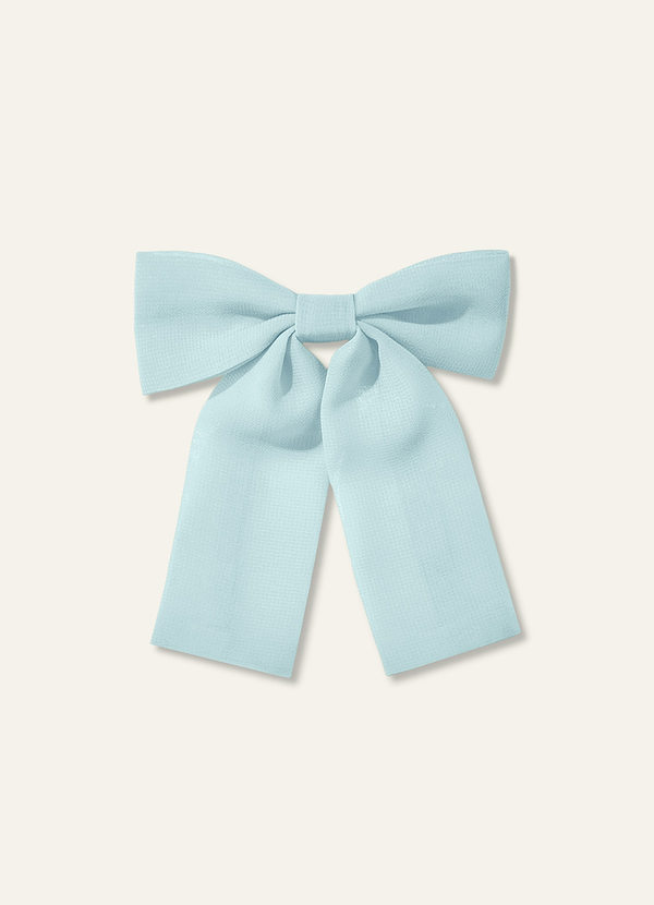 front Girls Chiffon Bow Hair Clip
