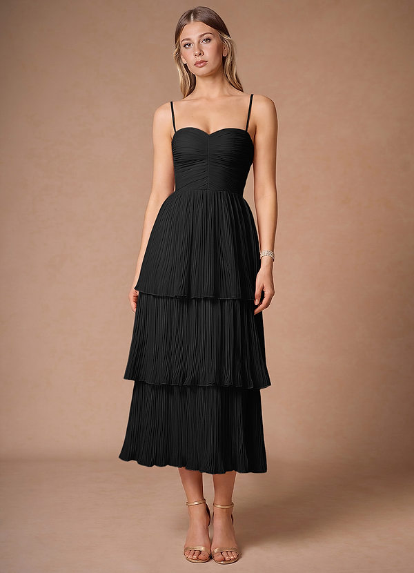 Isla Black Midi Dress image1