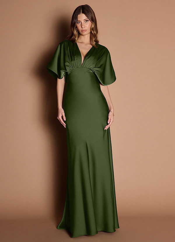 Robe Longue Olive Green Lavinia image1
