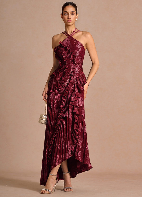 Hatsu Wine Maxi Dress image1