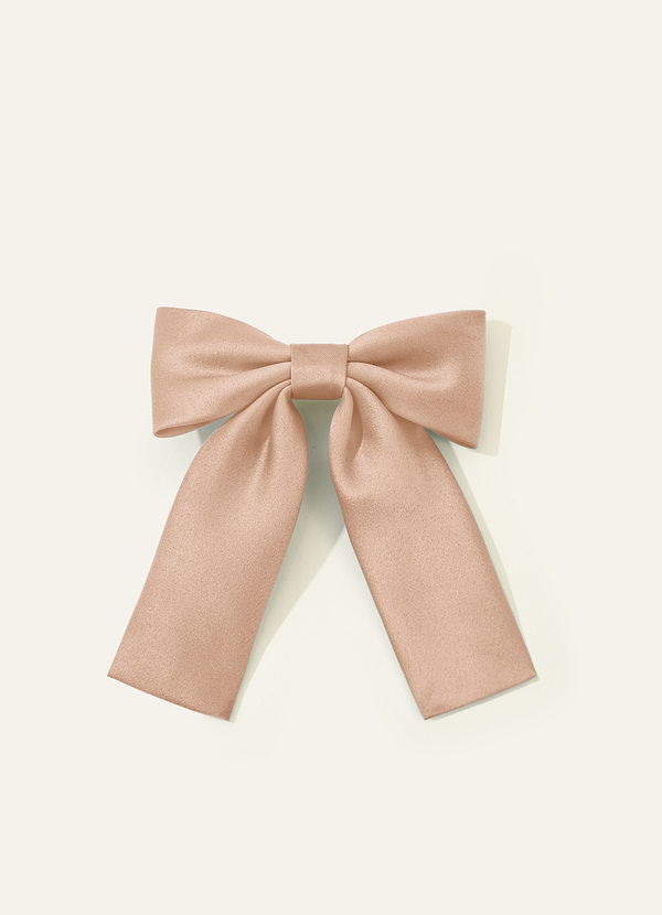 front Zestaw spinek do włosów dla dziewcząt z satynową kokardką