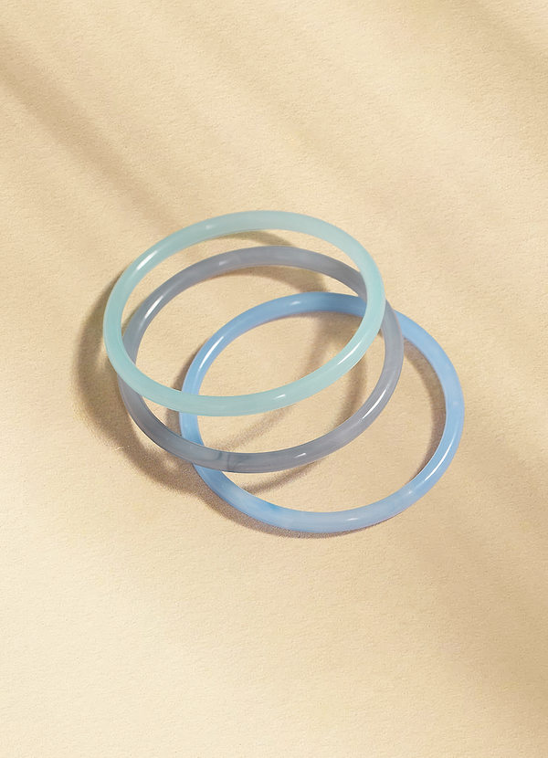 front Set di 3 braccialetti colorati