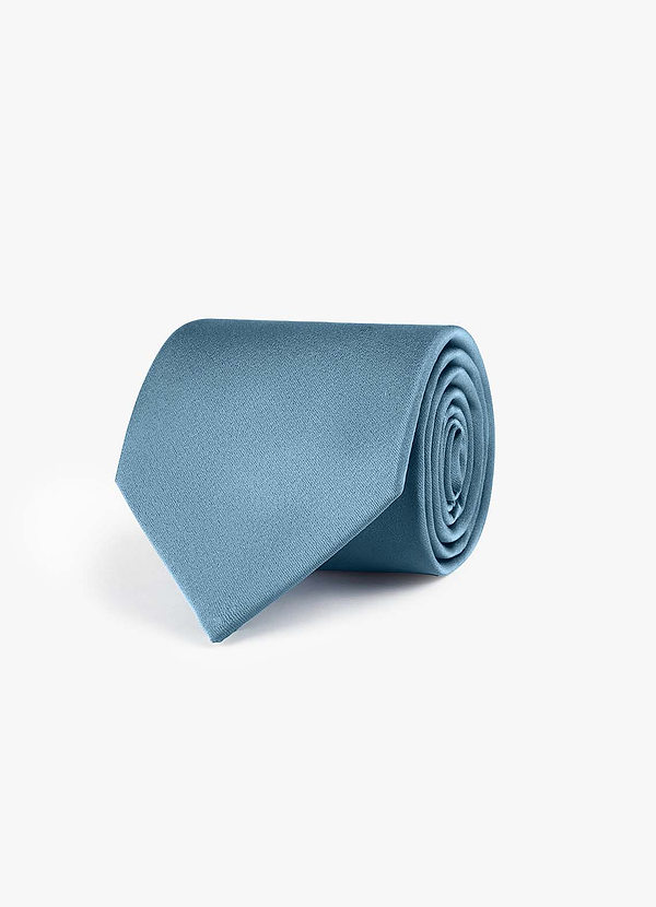 front Stretch Satin Wide Tie