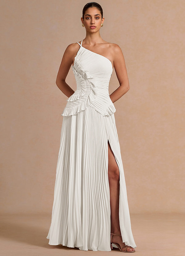 Melody White Maxi Dress | Azazie