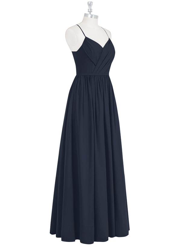  Azazie Cora Bridesmaid Dress  Dark Navy Azazie 