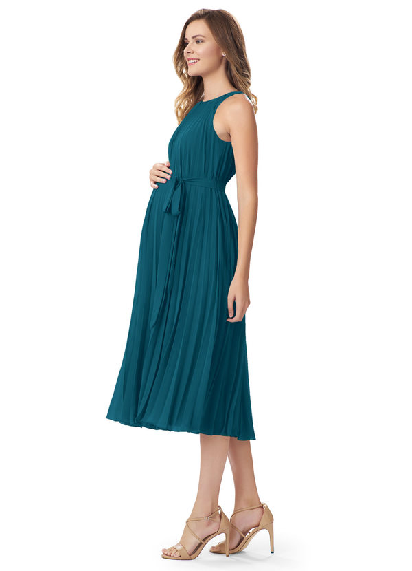  Azazie  Joanna Maternity  Bridesmaid  Dress  Ink Blue Azazie 