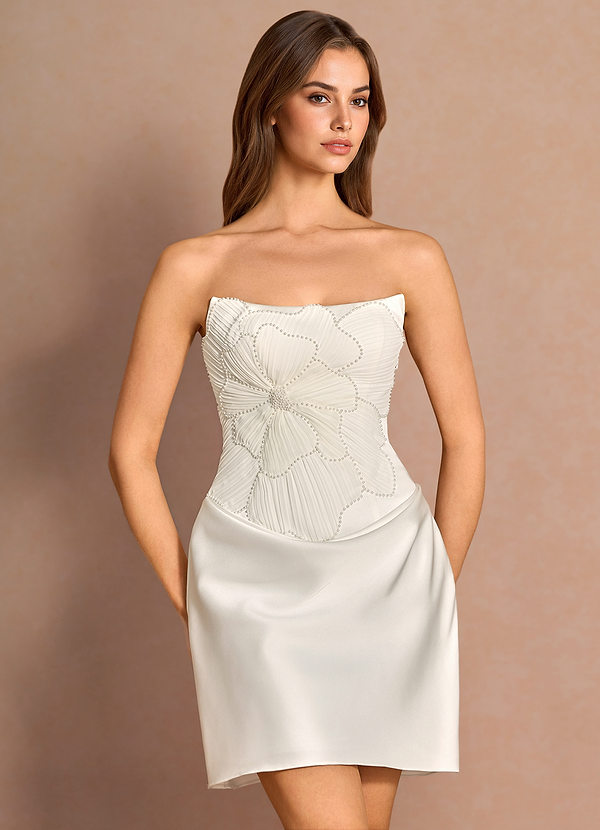 Vestido Blanco Mini Xarisse image1