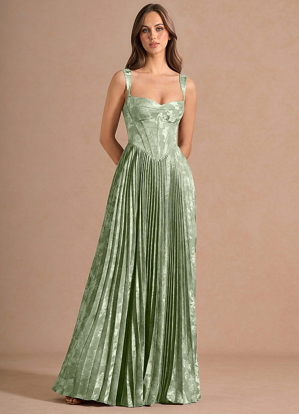 Javelin Light Green Maxi Dress image1