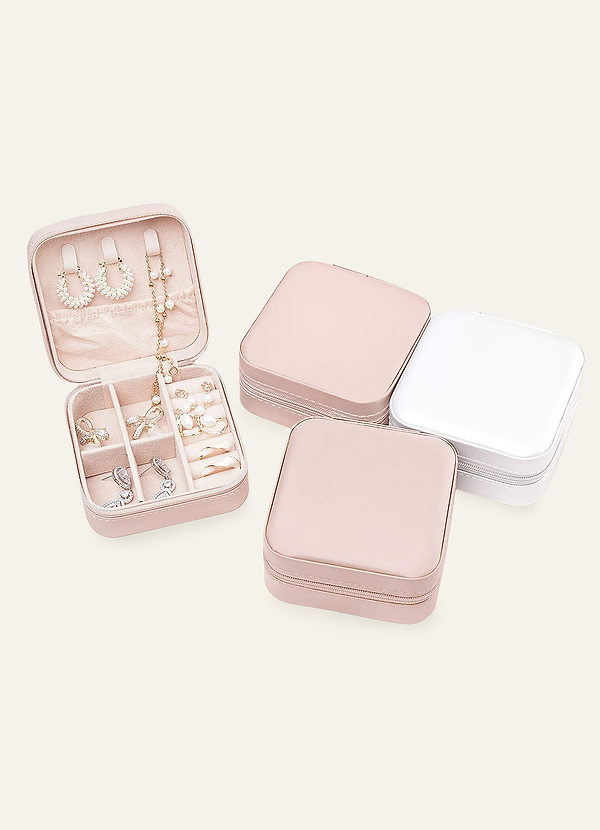 front Caja de joyería de PU