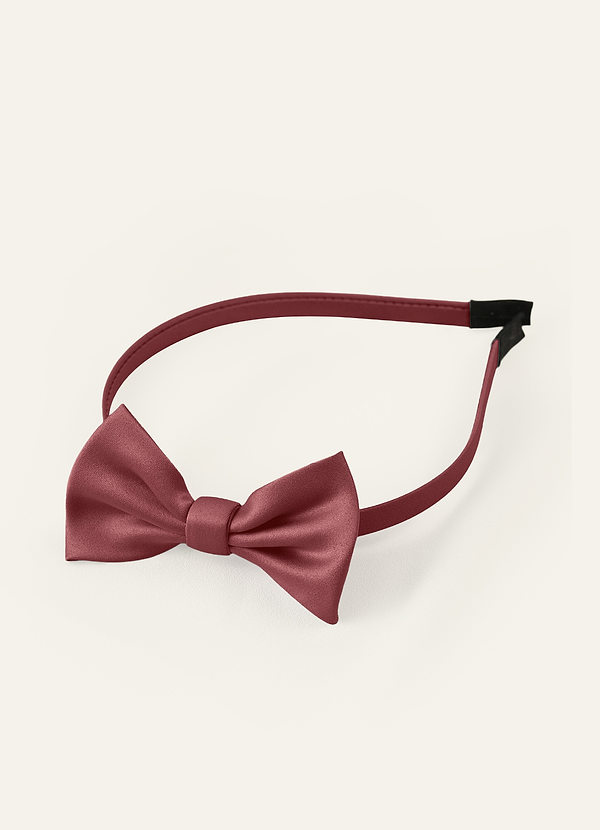 front Fascia per capelli in raso per ragazze