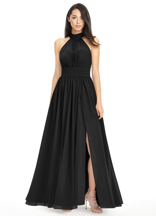 azazie black bridesmaid dresses