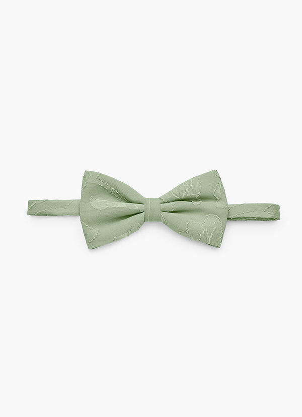 front Floral Burnout Adjustable Bow Tie