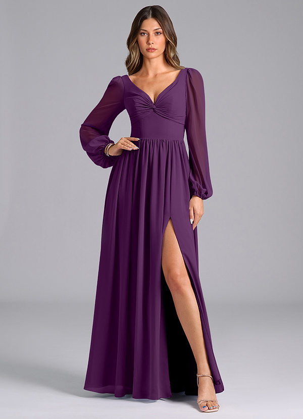 Amaryllis Grape Maxi Dress image1