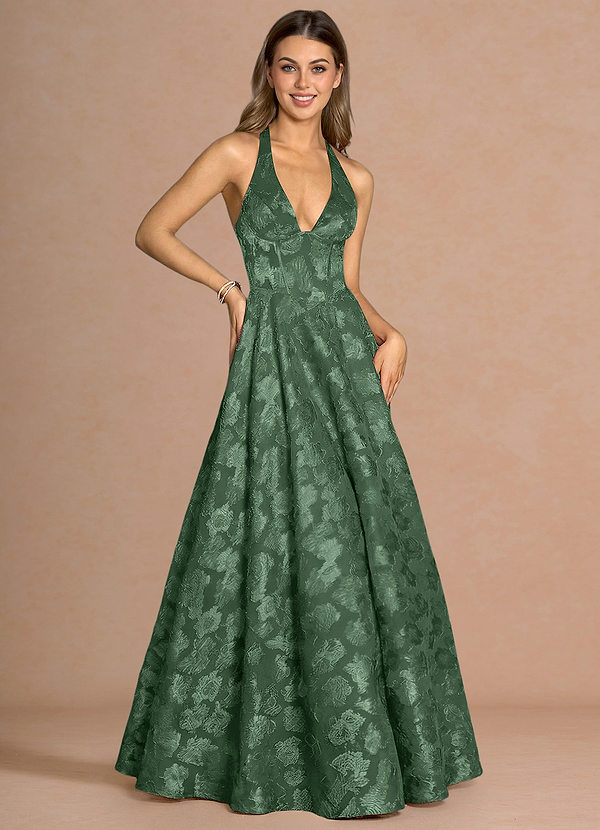 Isabeau Eucalyptus Maxi Dress image1