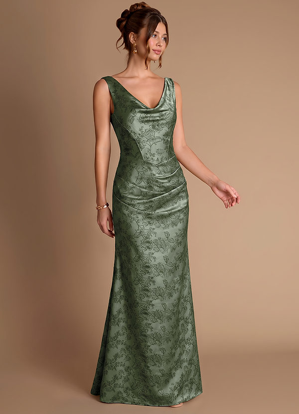 Kleid Nerine Salbeiblau image1