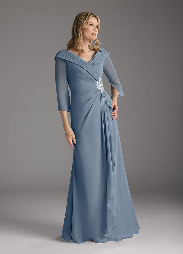 Azazie Jaycee Mother of the Brides Dresses Twilight A-Line Chiffon Dress image1