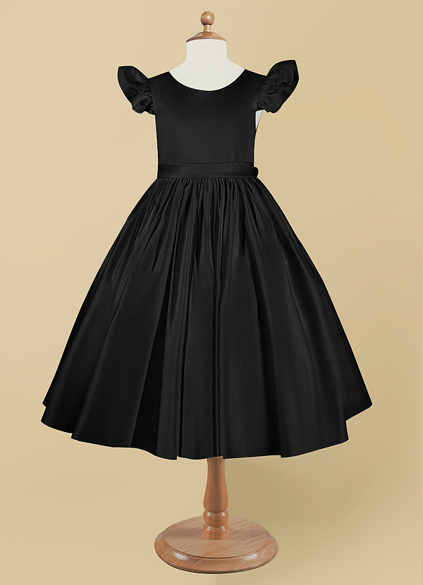 front Azazie Violeta Flower Girl Dress