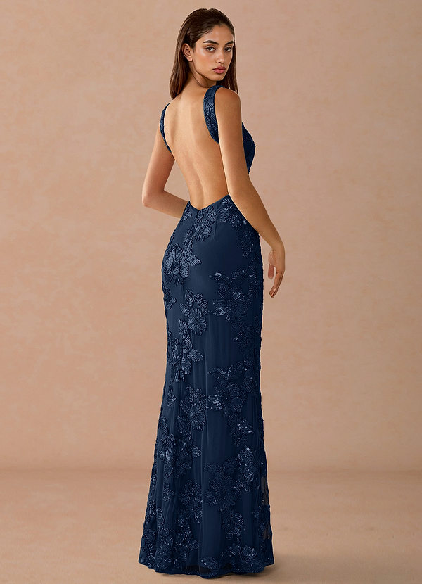Ivellea Navy Maxi Dress image1