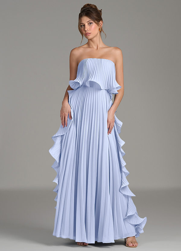 Alexia Bridesmaid Dresses Ice A-Line Ruched Chiffon Dress image1