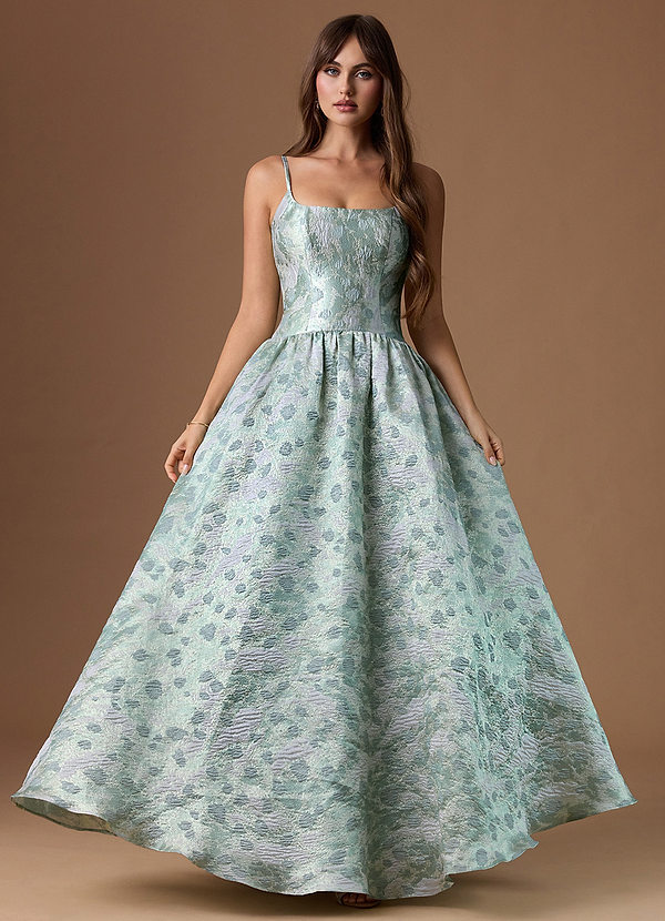 Tarry Mint Shimmer Maxi Dress image1