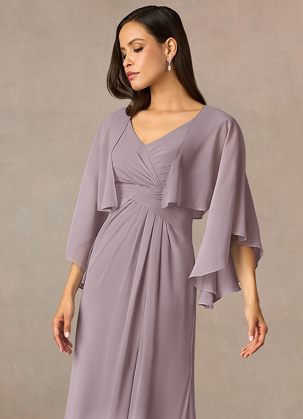 front Azazie Matchande Färg Deborah Chiffong Wrap