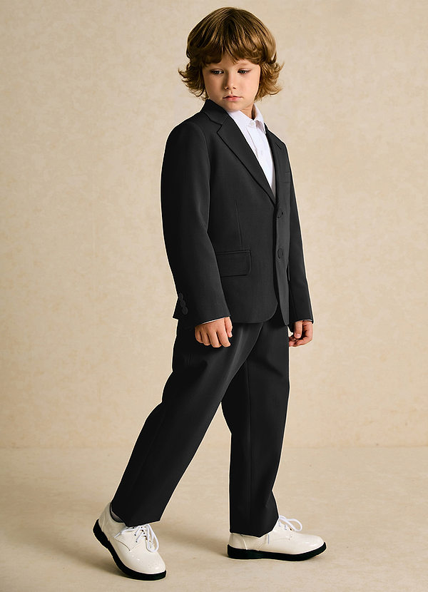 Boys Half Sleeves Suit - Black