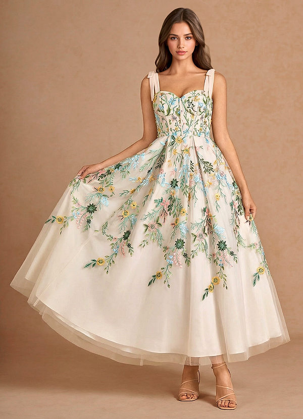 Aurelie Blush Pink Multi Maxi Dress image1