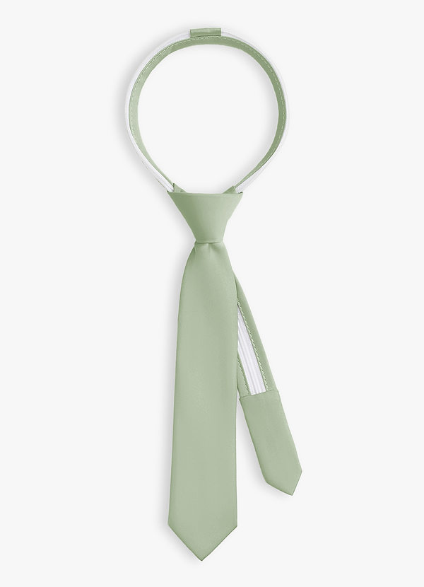 front Pré-noué en satin mat pour garçon