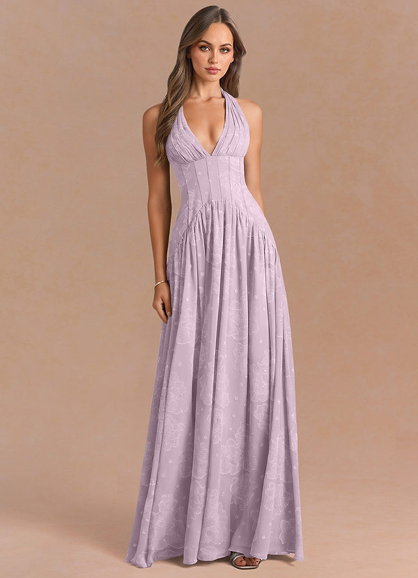 Margot Frosted Lilac Maxi Dress image1