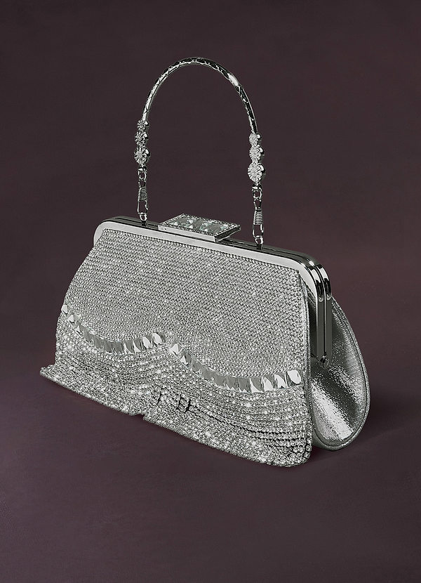 back Rhinestone Tassel Handbag