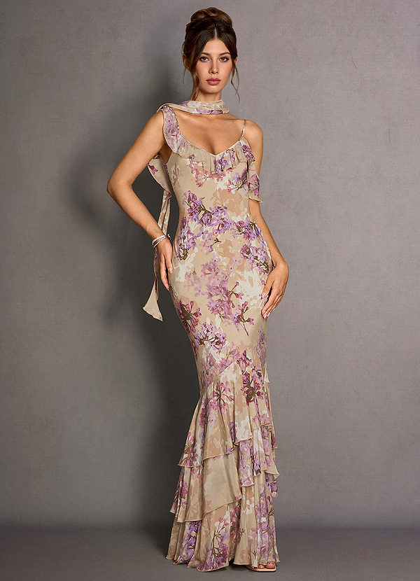 Millicent Vanilla Blush Maxi Dress image1