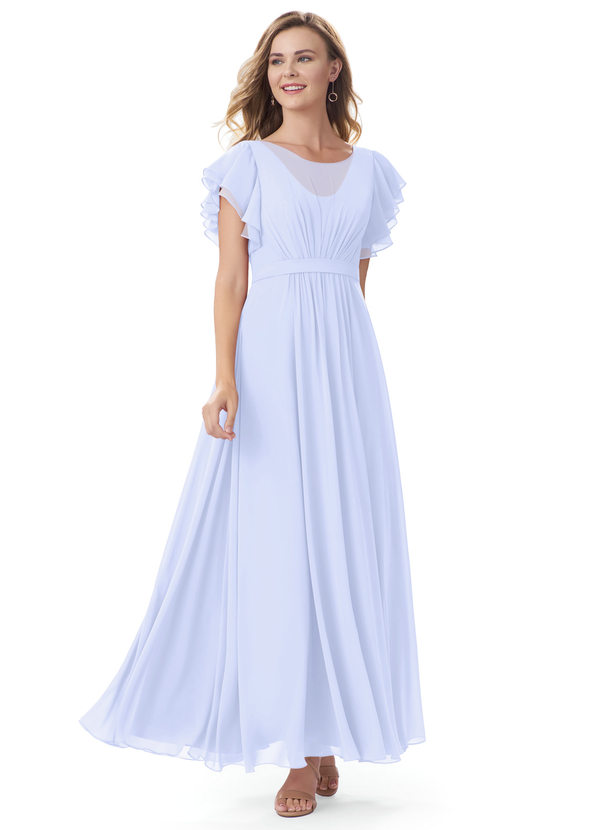 azazie pine bridesmaid dress
