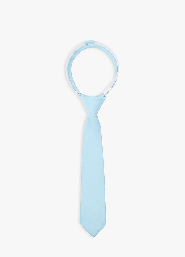 front Boy's Stretch Satin Pre-Tie