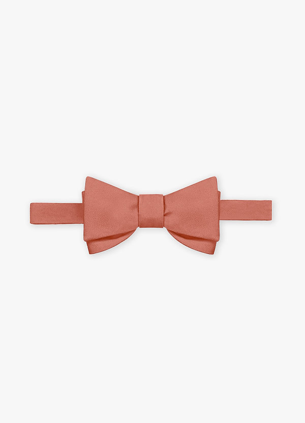 front Stretch Satin Bow Tie