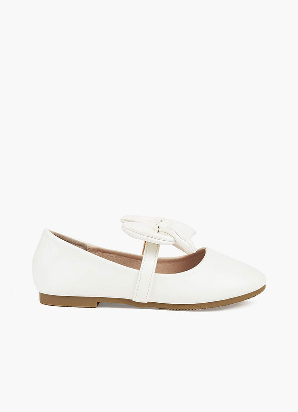 front Bow Strap Girl's Flat Shoes