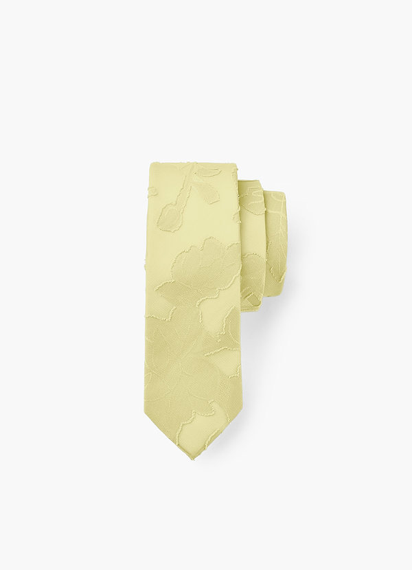 front Kwiatowy, wypalony, wąski krawat