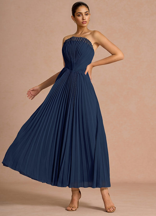 Eurydice Navy Maxi Dress image1