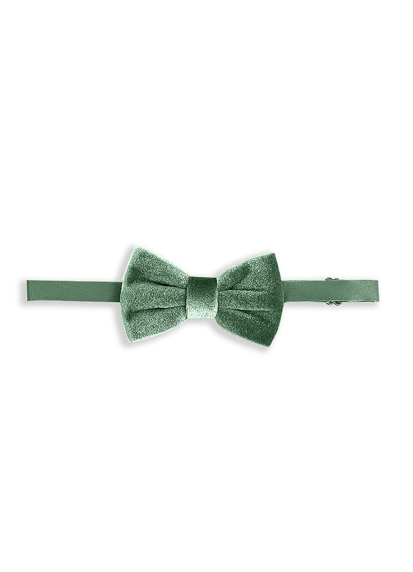 front Boy's Adjustable Velvet Pre-Tied Bow Tie