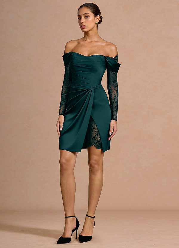 Robe Courte Vert Forêt Gizela image1