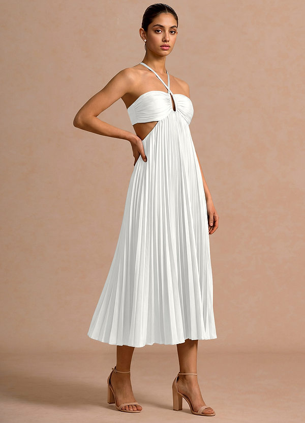 Robe Midi Blanc Josephine image1