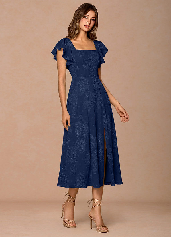 Vestido Marina De Guerra Midi Talia image1