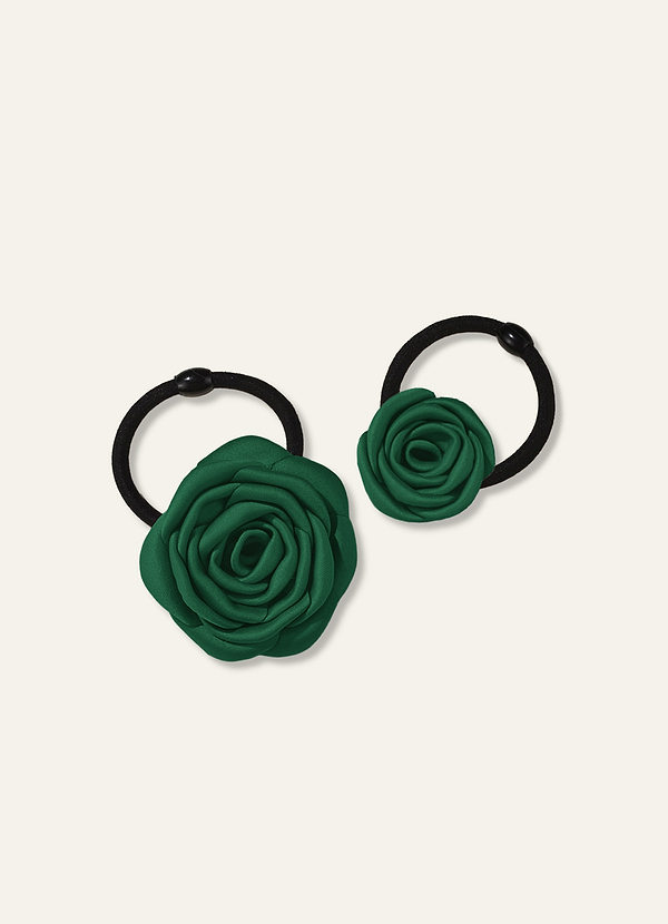 front Darling Poise Elfenbeinblumen 2-teiliges Haargummi-Set