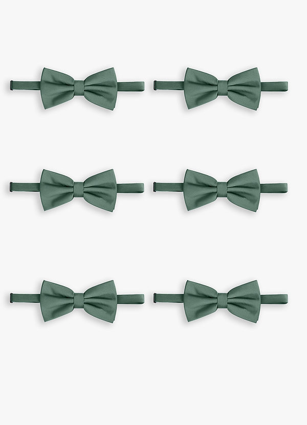front Nœud papillon extensible en satin ajustable – Ensemble de 6 pièces