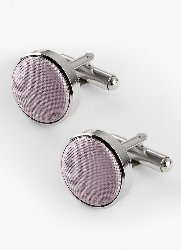 front Rounded Matte Satin Cuff Links