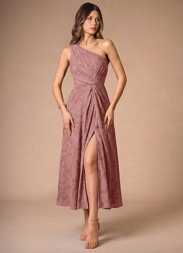 Hermosa Light Pink Midi Dress image1