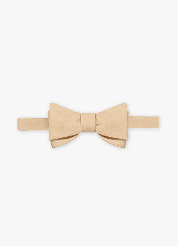 front Stretch Satin Bow Tie