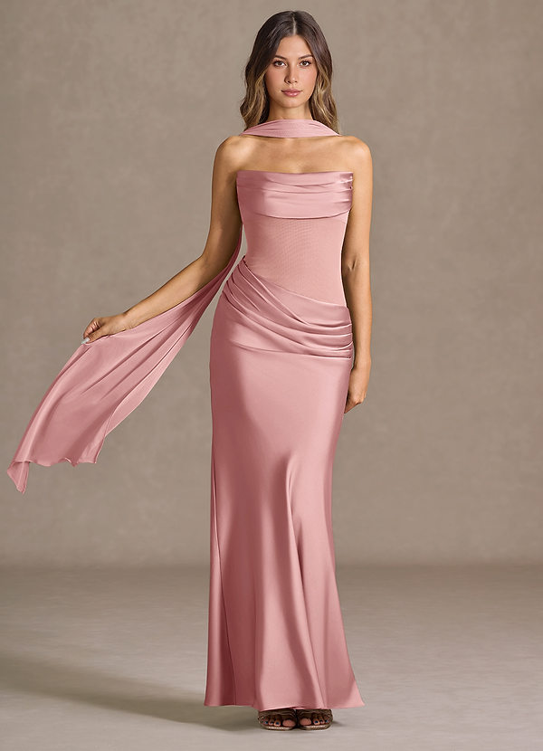 Leonore Light Pink Maxi Dress image1
