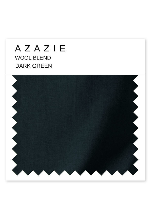 front Azazie Dark Green Suit Swatch